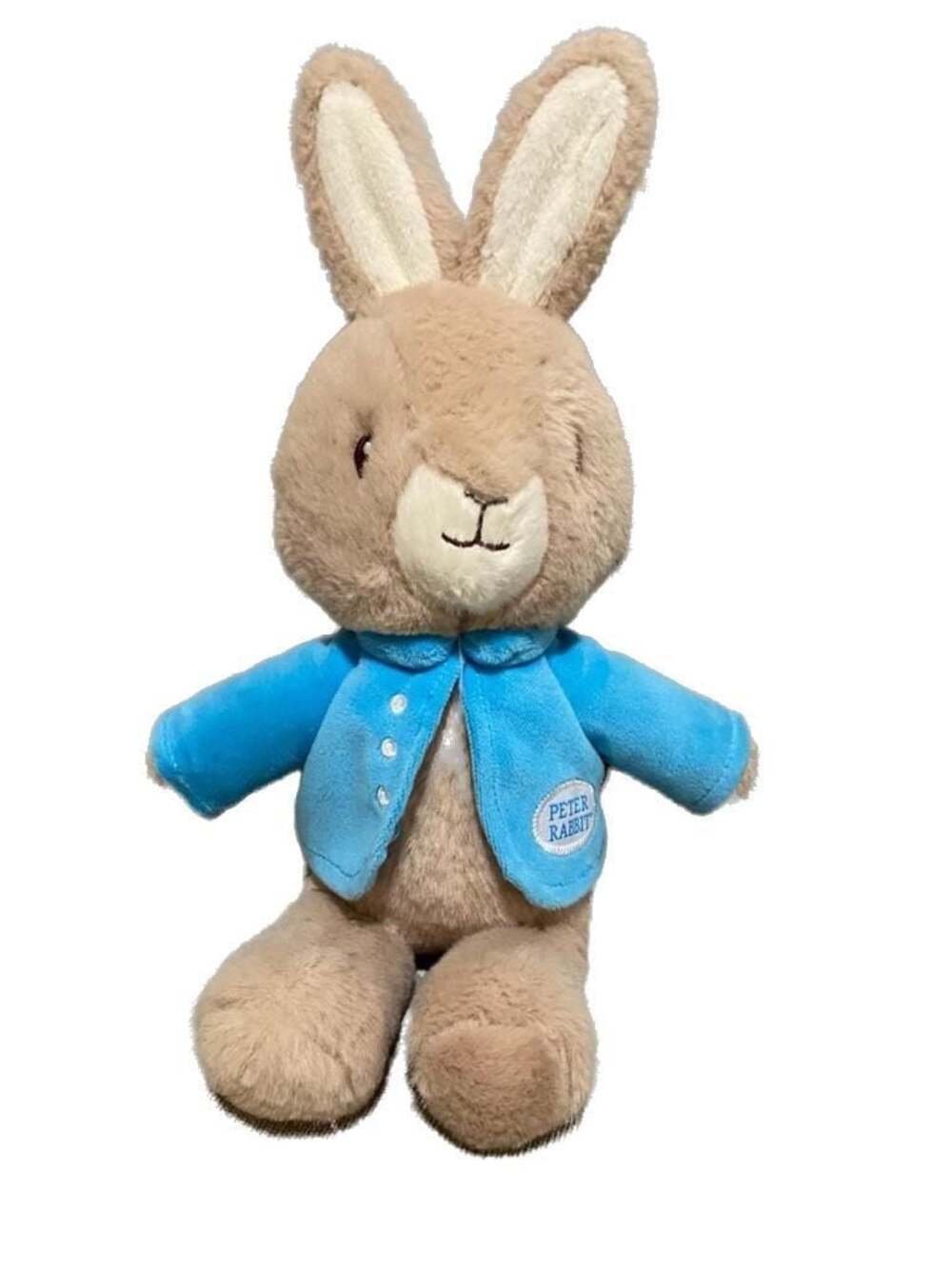 Kids Preferred Beatrix Potter Peter Rabbit Plush Stuffed Animal with Blue Jacket